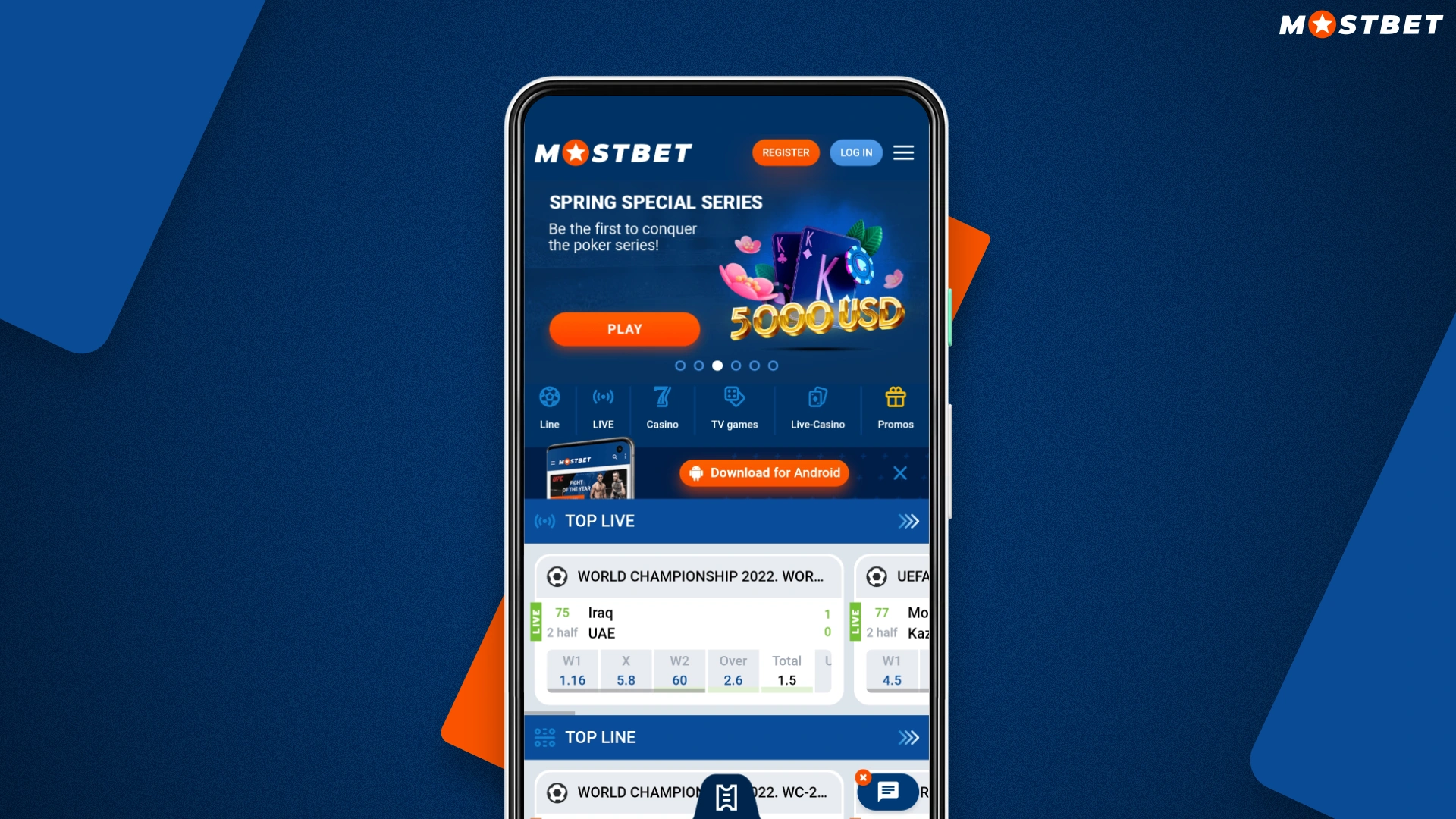 mobile version of mostbet