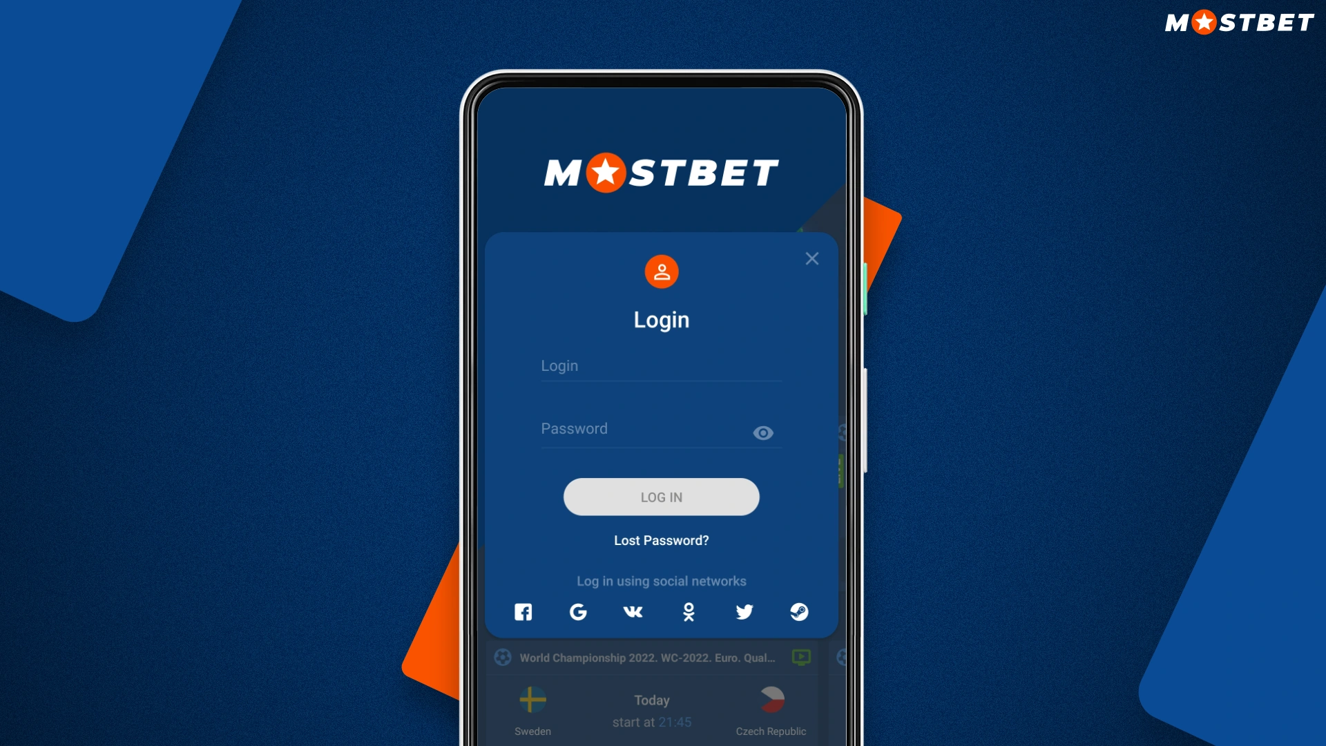 How to log in to your mostbet account via the app