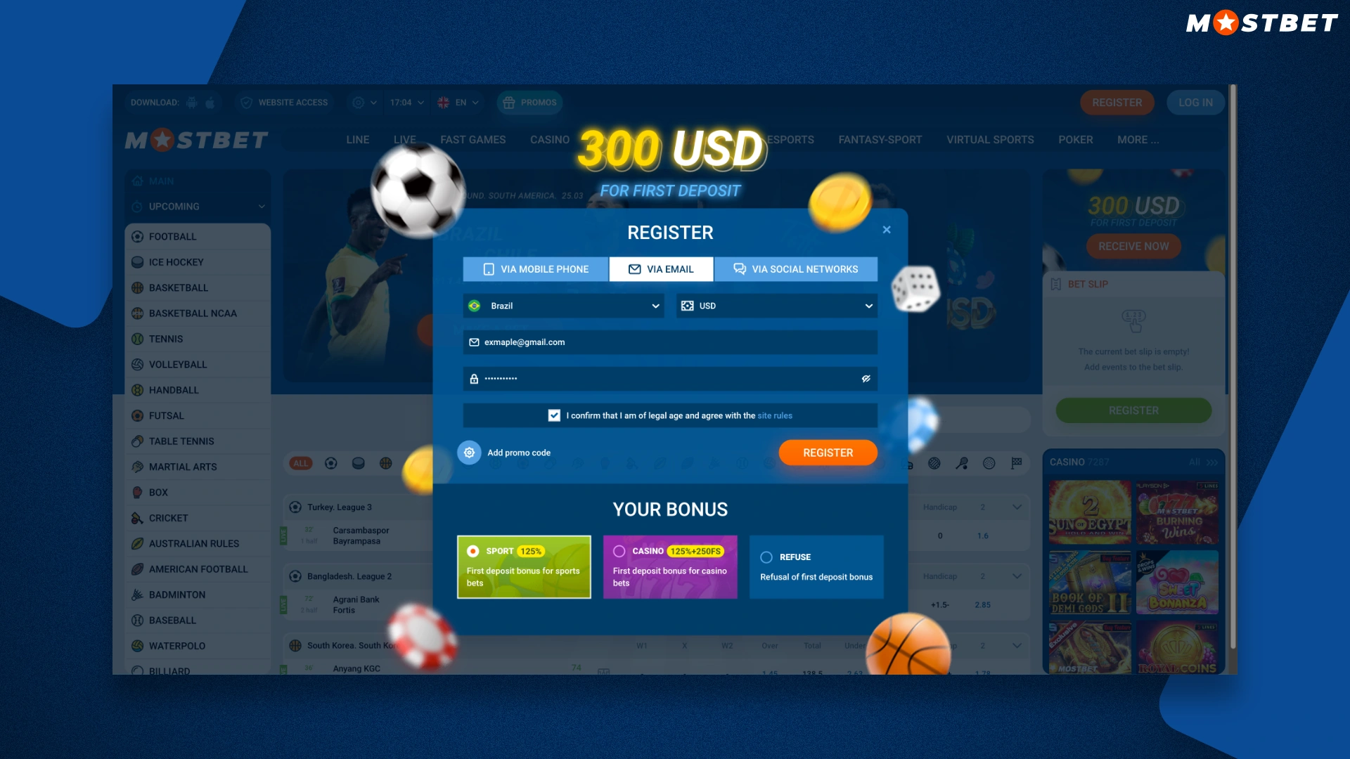 Mostbet web sitesinde nasıl hesap oluşturulacağına dair adım adım kılavuz