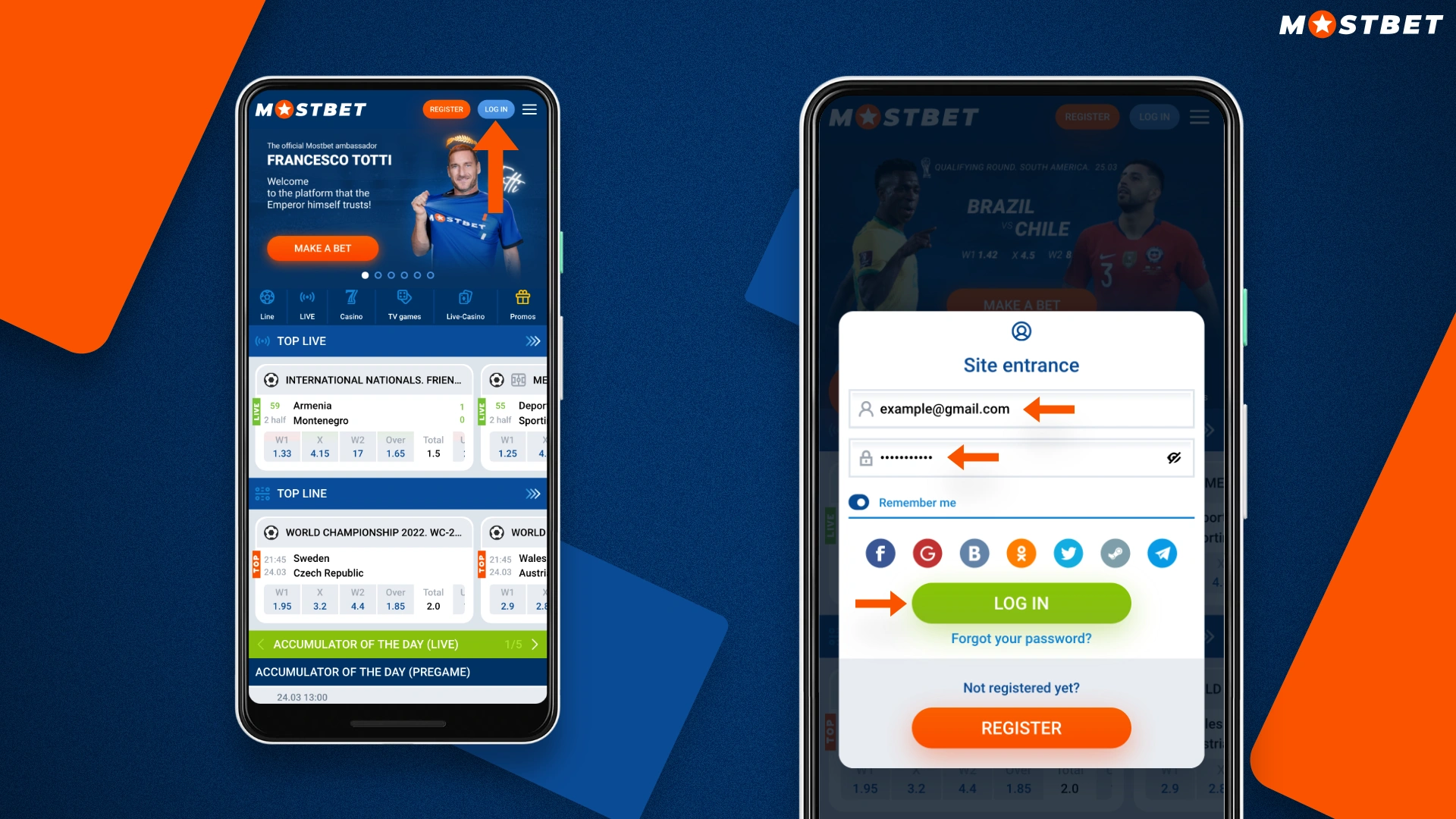 How to sign in and log in to your Mostbet account from a mobile device