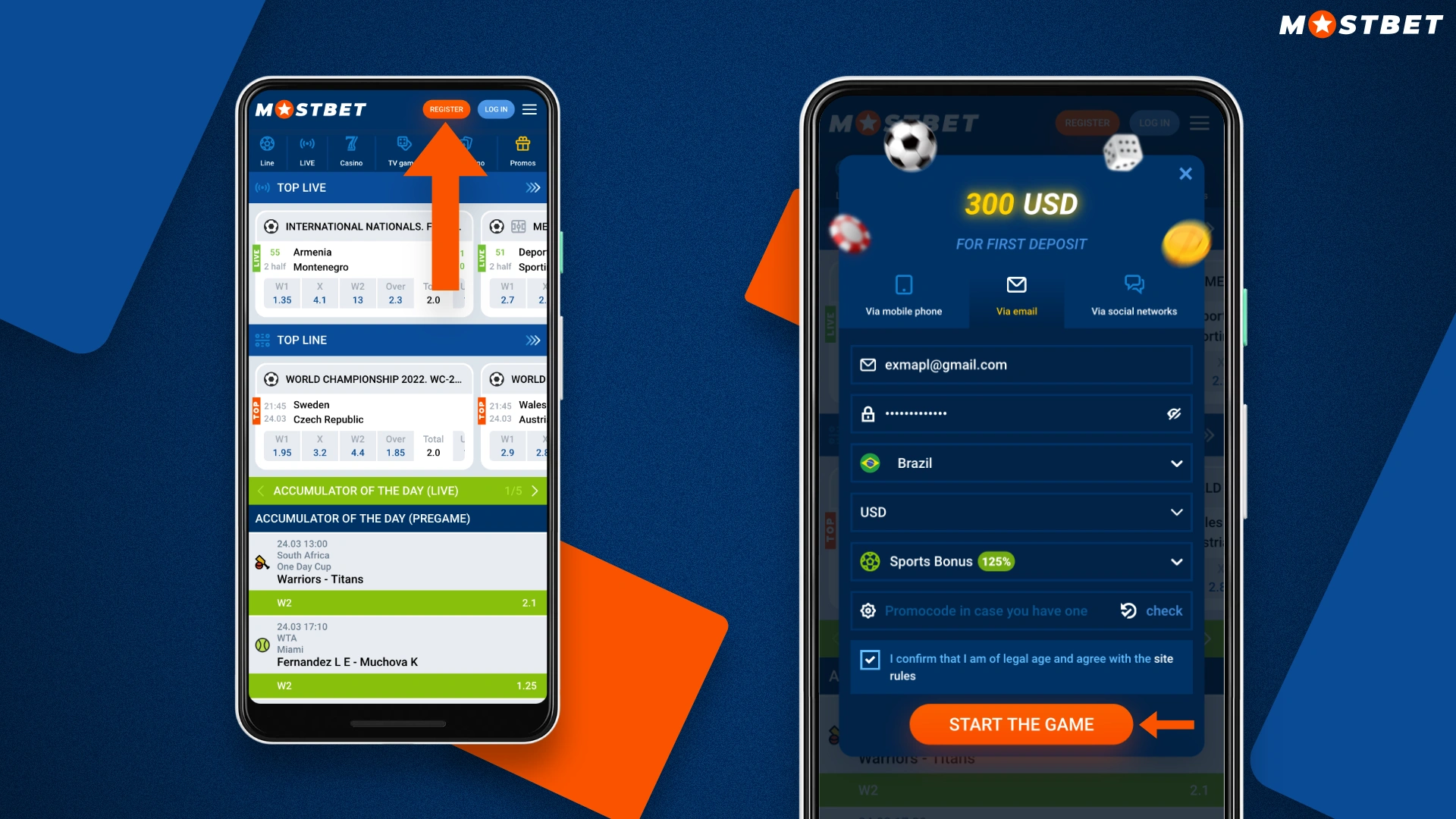 A step-by-step guide on how to register at Mostbet from a mobile device