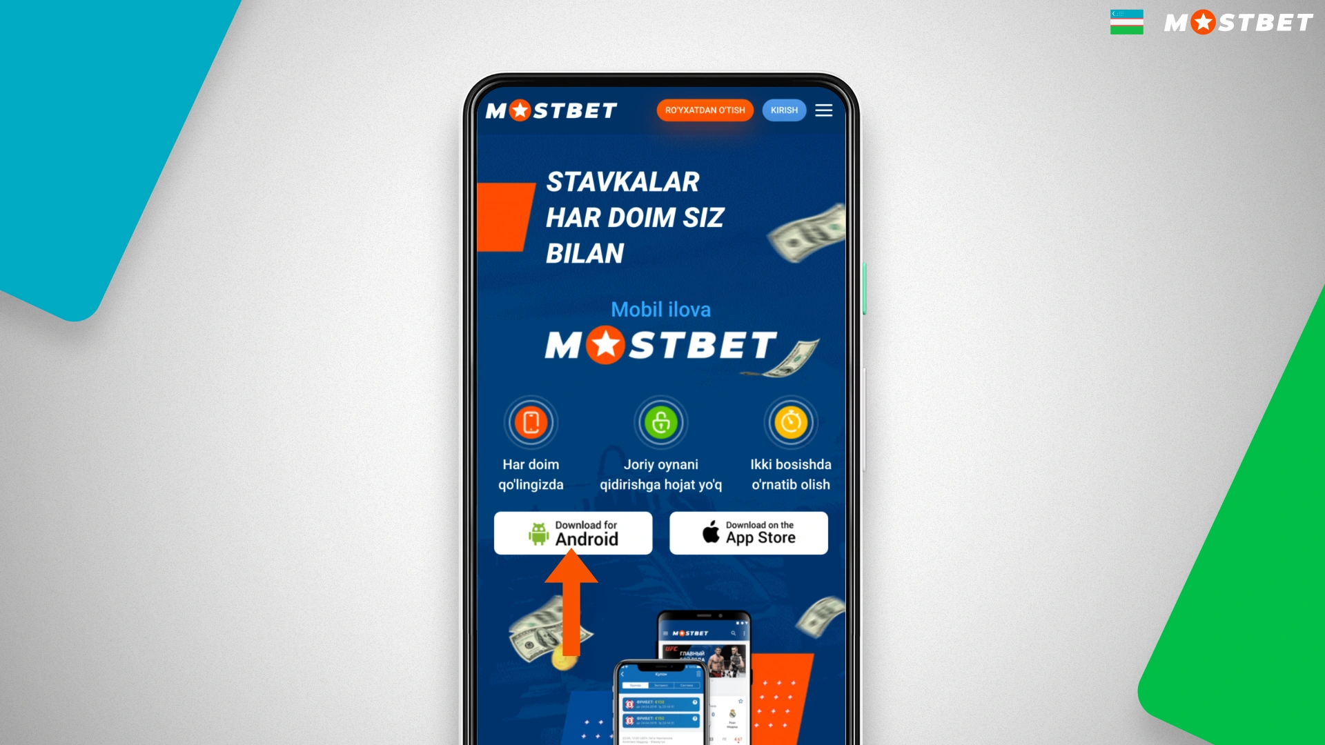 A step-by-step guide on how to download and install Mostbet app on android