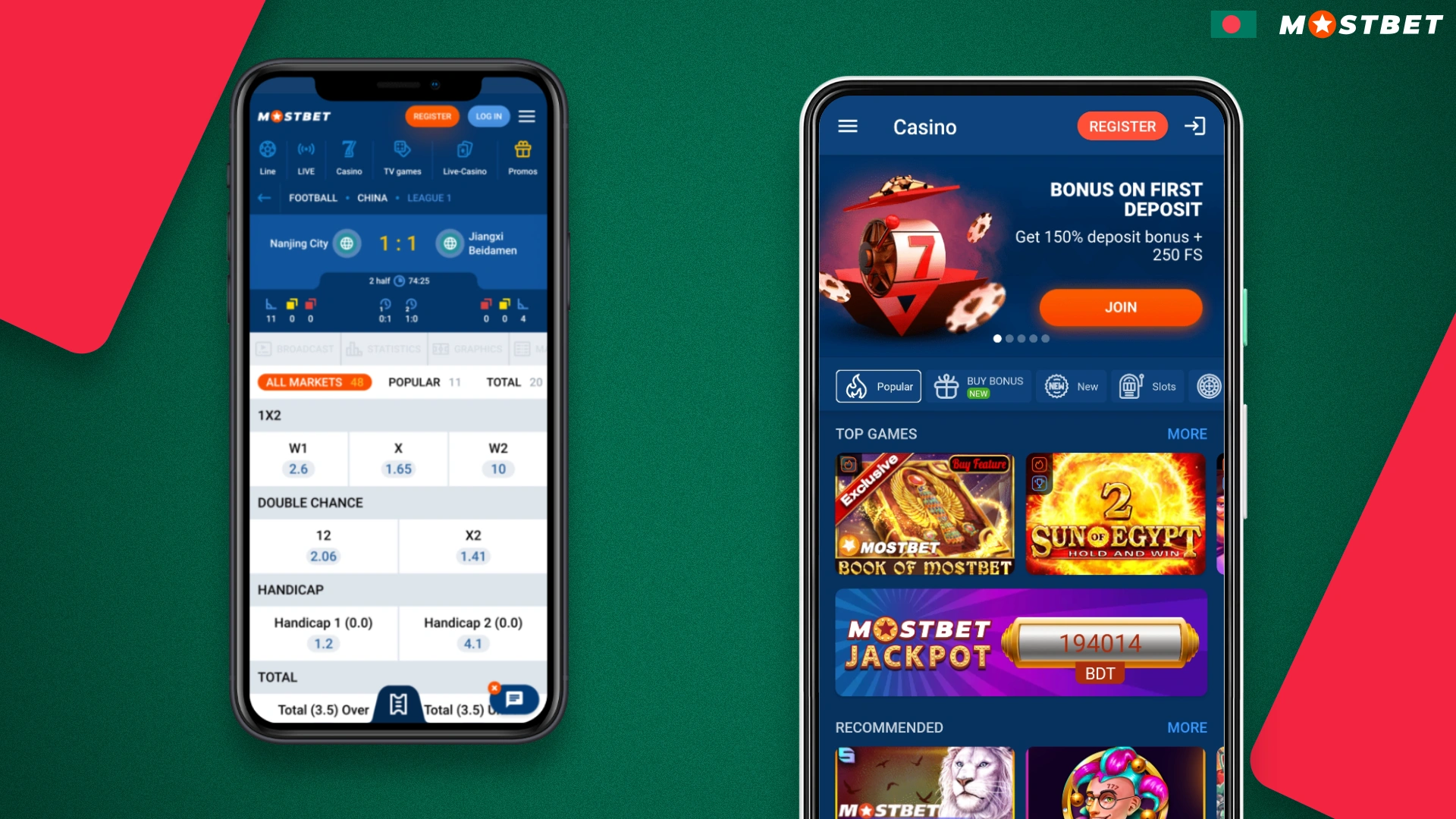 Mostbet mobile app for legal sports betting in Bangladesh
