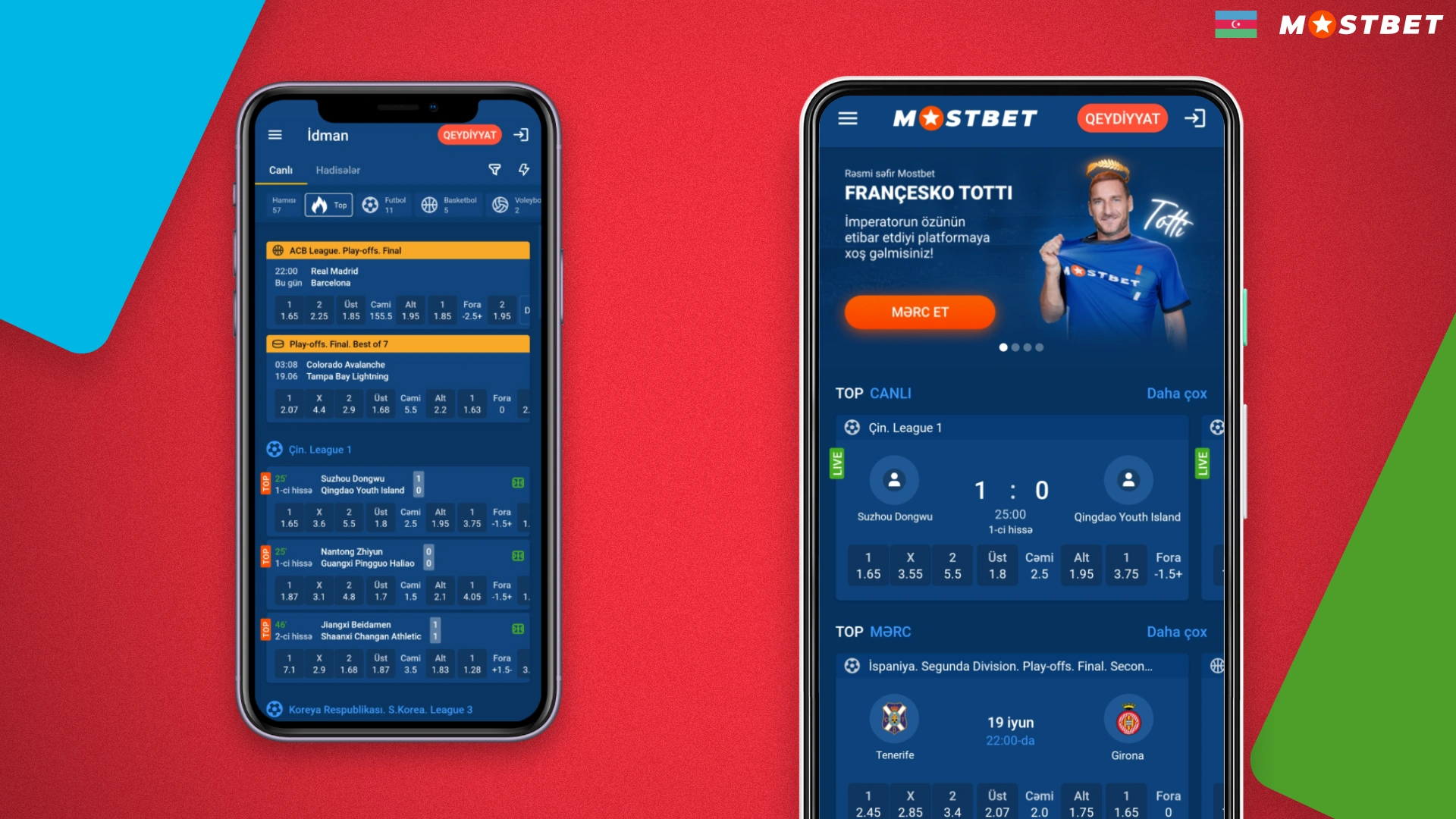 Free mobile application Mostbet for sports betting in Azerbaijan