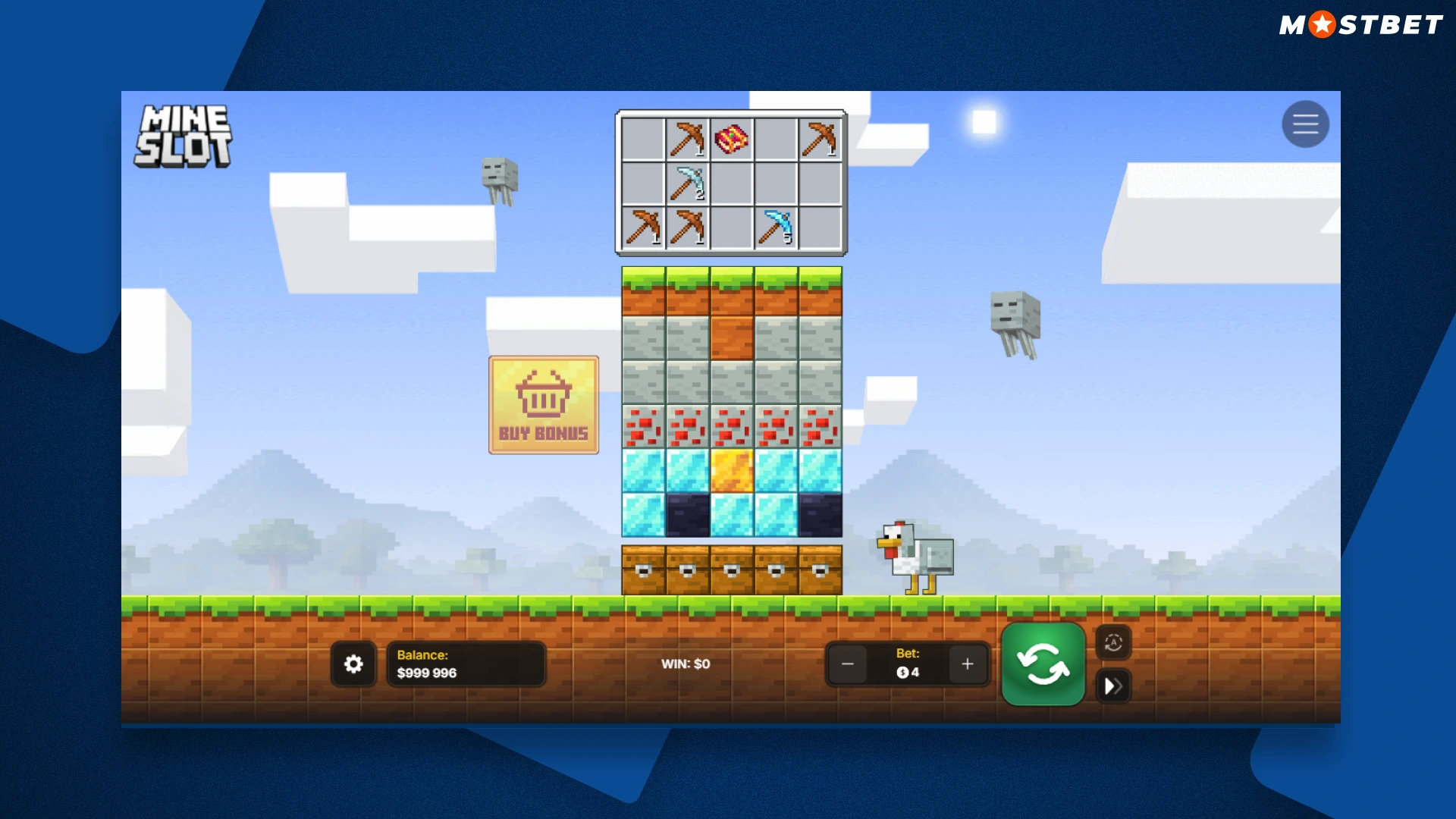 Mostbet Mine Slot is an innovative game that combines traditional slot mechanics with mining-style gameplay